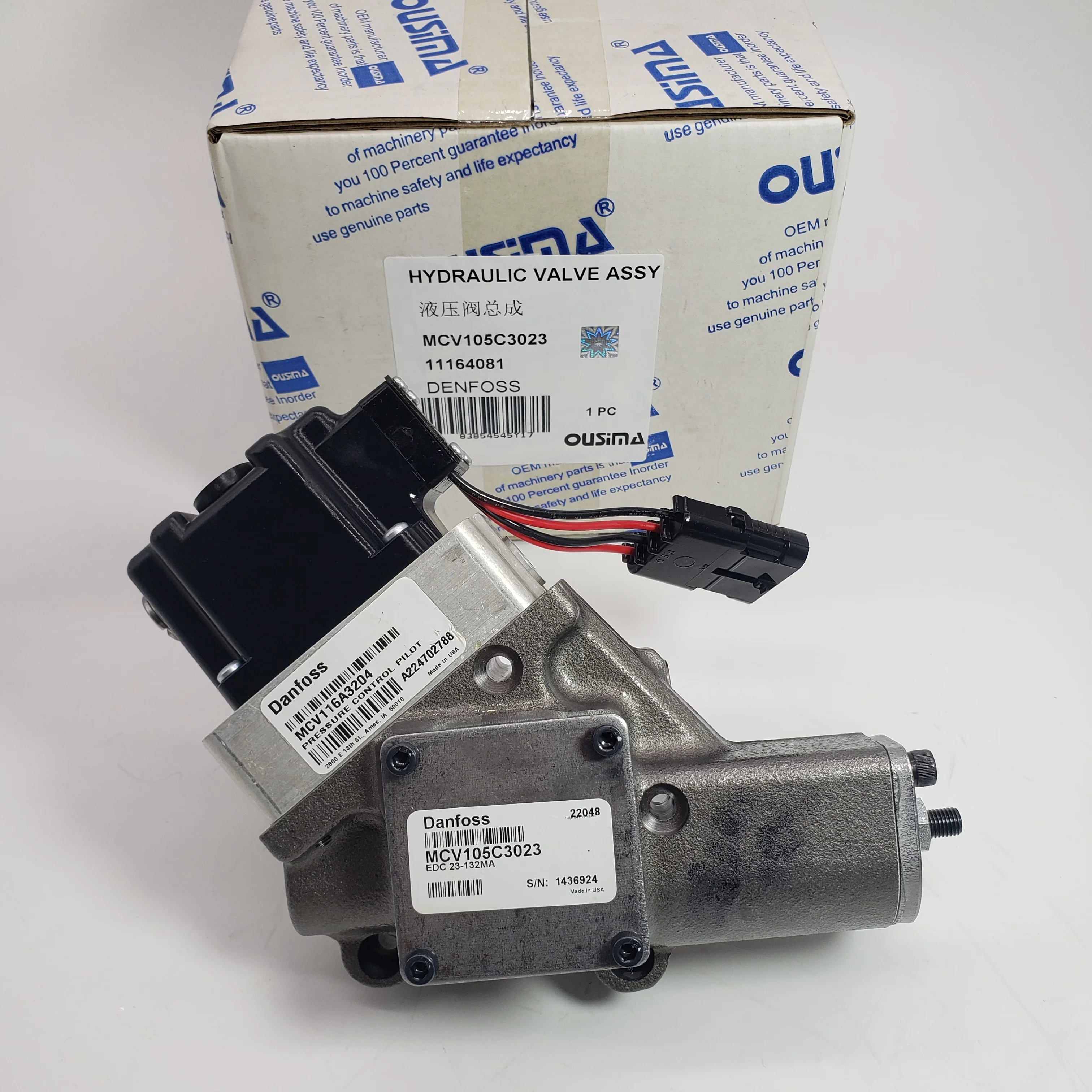 

Sauer Hydraulic Pump Valve Electronic Control Valve 11164081 MCV105C3023