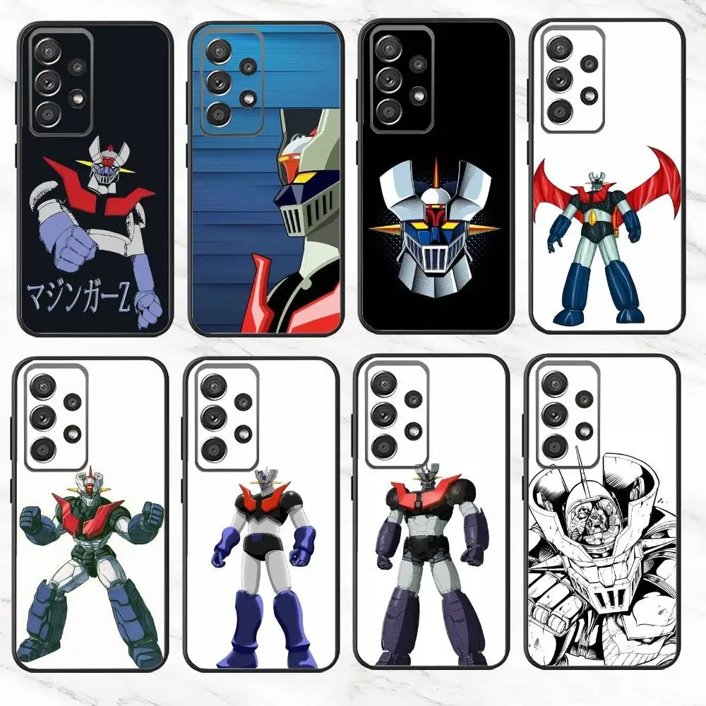 

M-Manga M-Mazingers Z Phone Case For Samsung S25,S24,S21,S22,S23,S30,Ultra,S20,Plus,Fe,Note,10,9,5G Black Cover