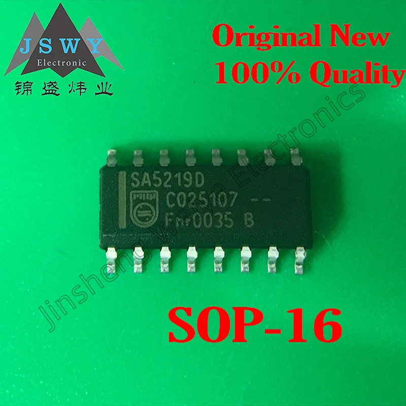 

5PCS SA5219D SA5219 SMD SOP-16 RF amplifier IC 100% brand new genuine package