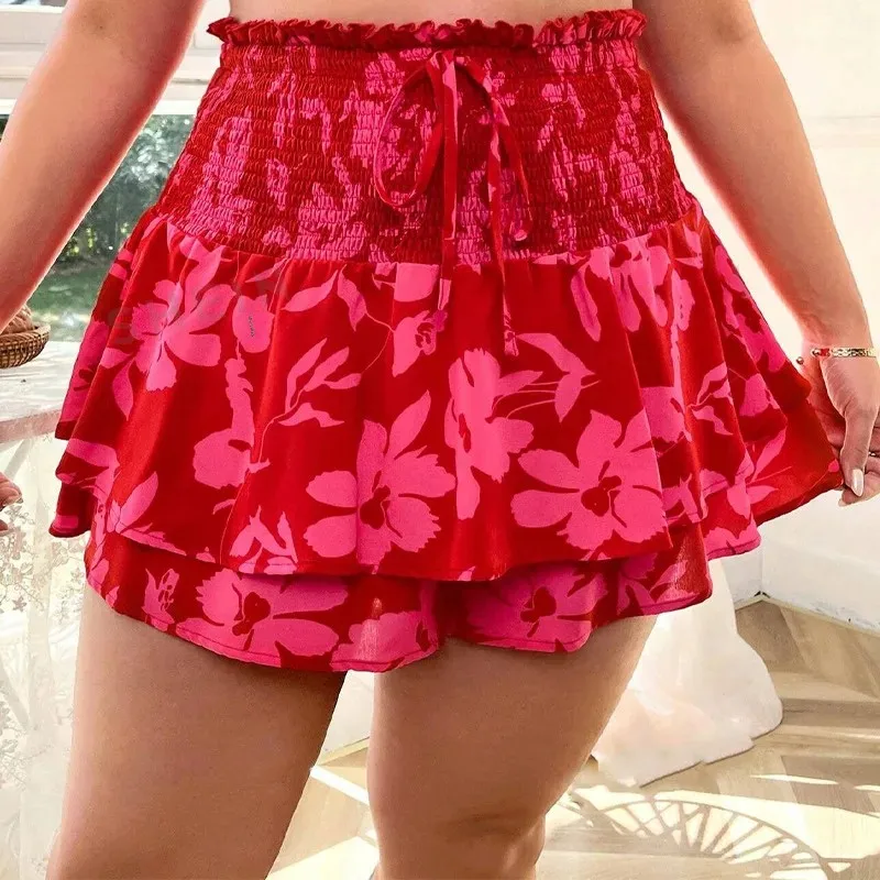 Elegant Double Layer Shorts CC8300 Amazon Independent Station Best Seller European And American Cross-Border Supply