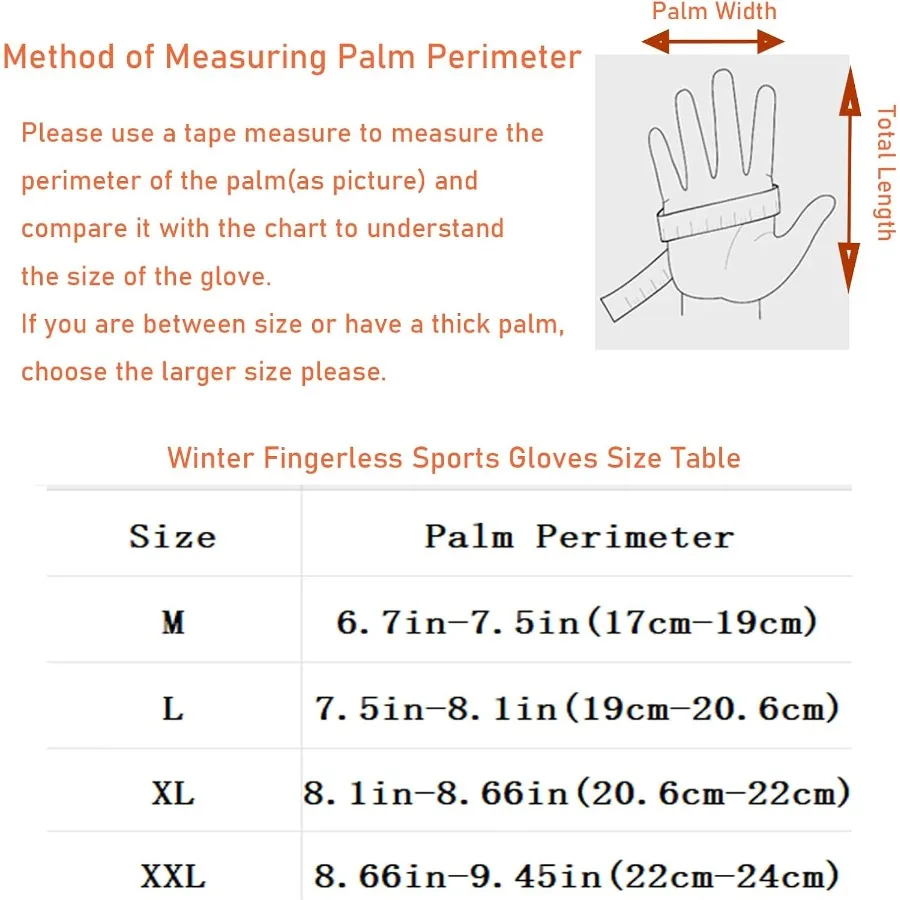 قفازات صيد شتوية بدون أصابع للرجال والنساء للطقس البارد مقاومة للرياح تعمل باللمس قفازات ركوب الدراجات الدافئة للتصوير الفوتوغرافي Hunti #6