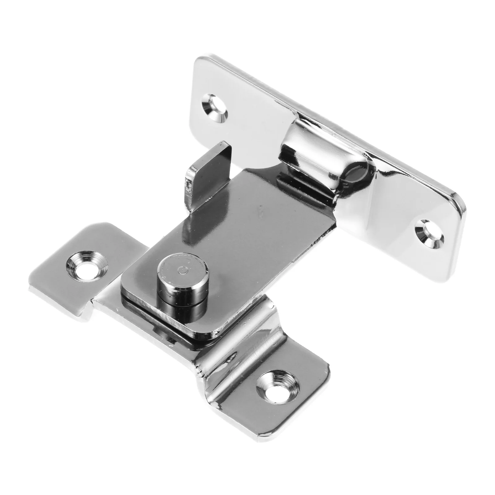 

Stainless Steel Door Buckle Nickel Plated Durable Latch Lock for Doors Barn Gate Bedroom Office Anti Rust Hardware