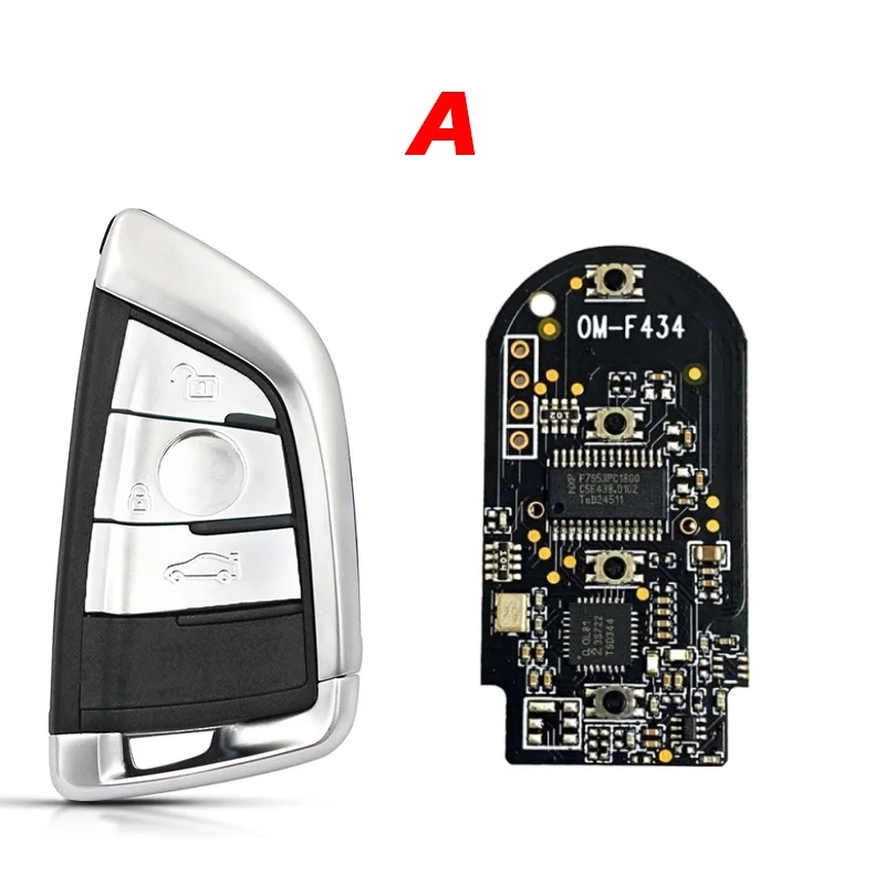 

CN006079-ZFB 433 МГц PCF7953P Чип Смарт-дистанционный ключ для BMW CAS4 FEM PCB (черный)