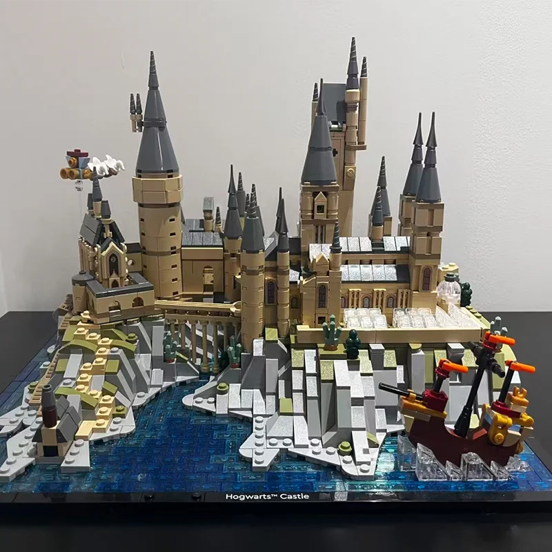 2025 nuevo 76419 escena de película creativa Castillo y tierras bloques de construcción DIY modelo ladrillos juguetes adultos cumpleaños regalo de Navidad