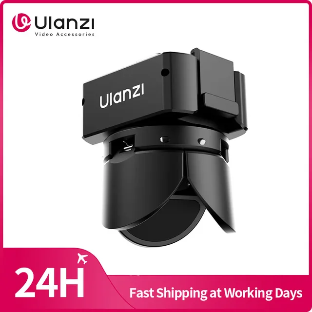 Ulanzi PK-08 | Zestaw mini statywu PK-11 Pocket 3 zbudowany dla DJI Osmo Pocket 3 do nagrywania wideo w podróży
