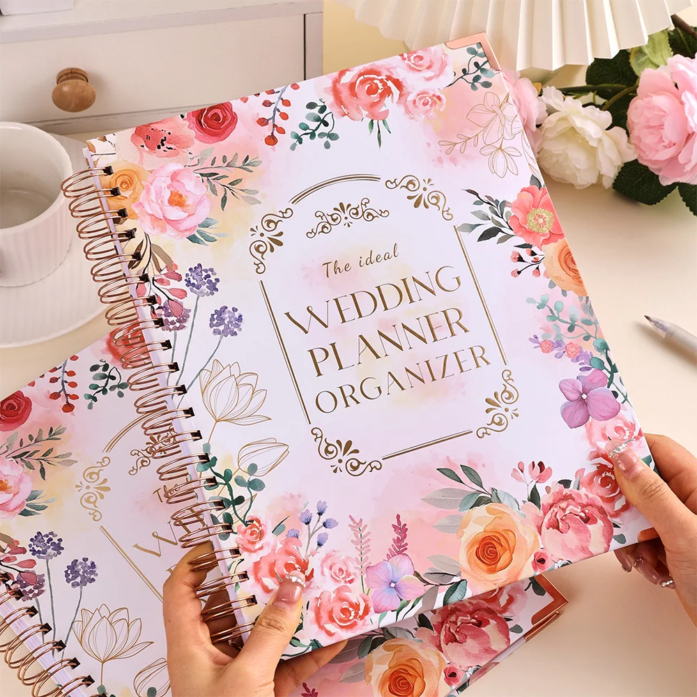132Pages Your Perfect Day Wedding Planner for Bride Wedding Planning Journal And Organizer Planner Included Wedding Budget Tips