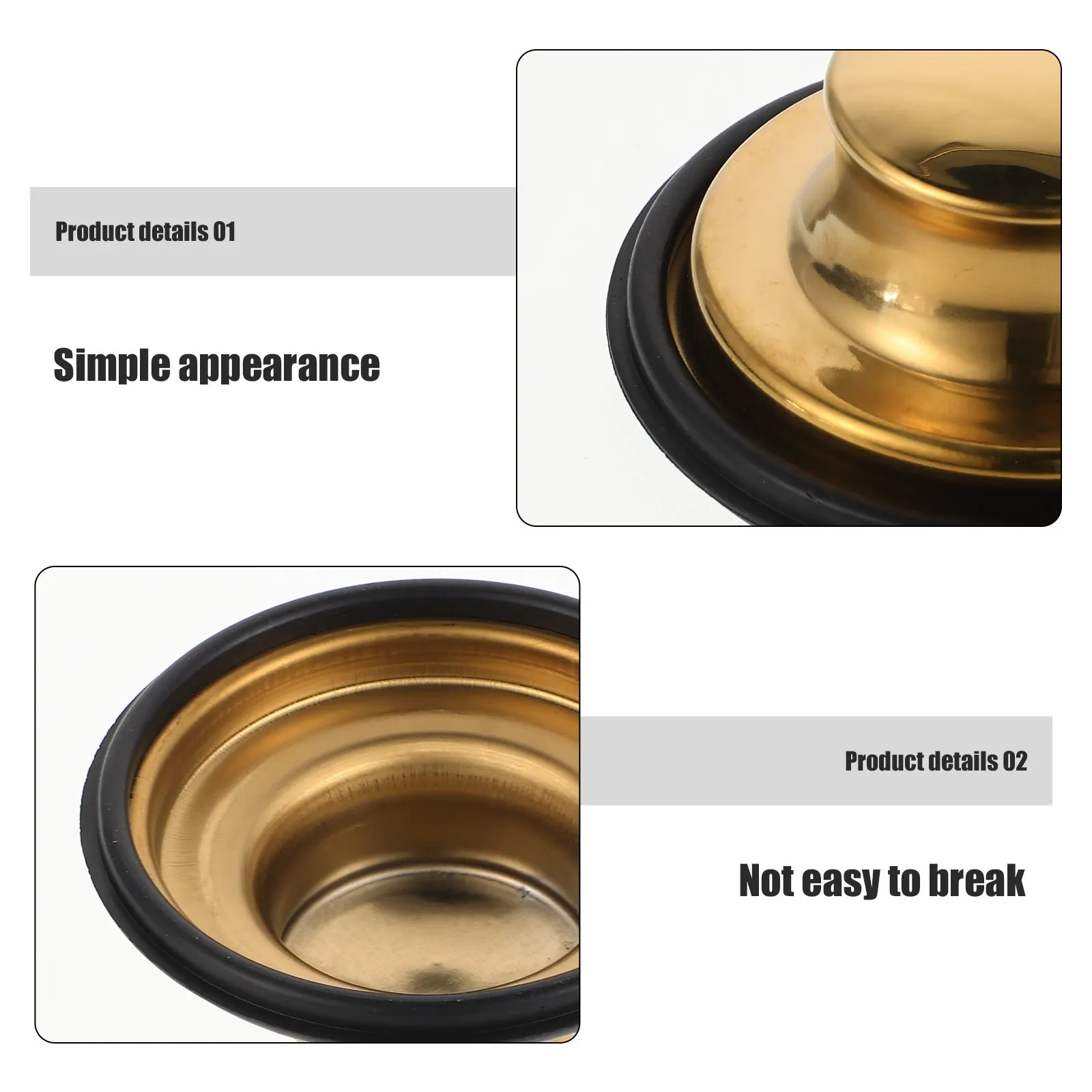 Silicone Sink Drain Plug Stopper for Kitchen Bathroom Wash Basin Universal Fit Leak Proof Seal Replacement Cover for Tub Bathtub view 2