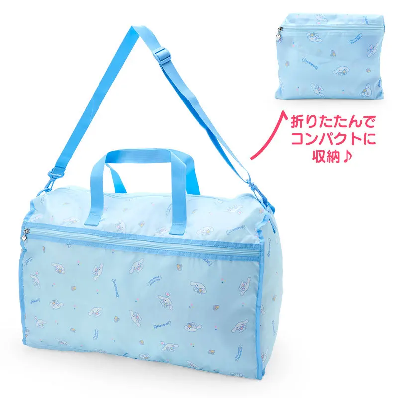 Hello Kitty Sporttasche Sanrio Kuromi Cinnamoroll Cartoon Tragbare Reisetasche Große Kapazität Faltbare Reisetasche Aufbewahrungstasche