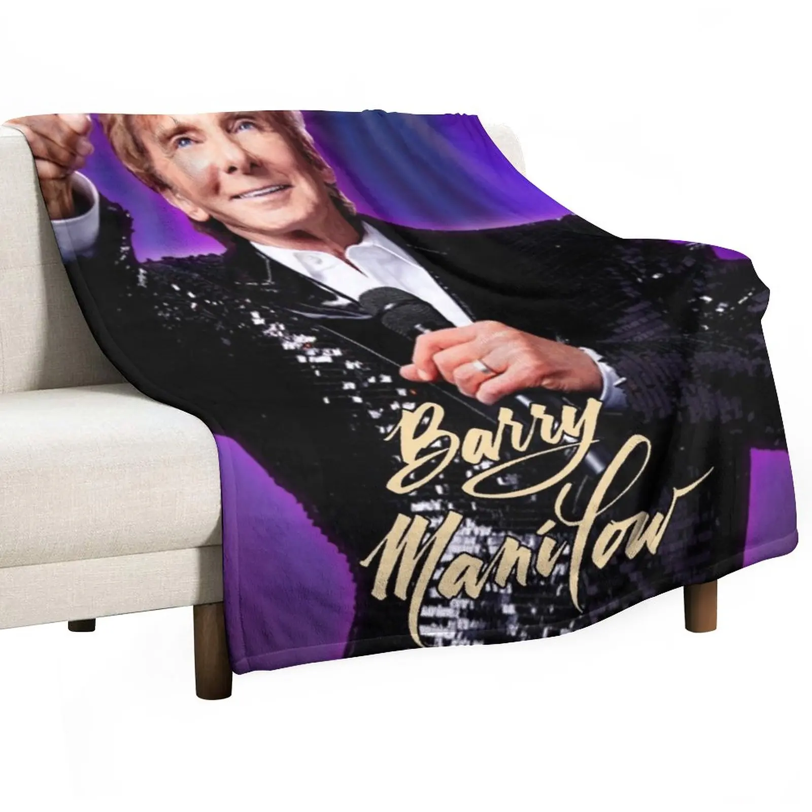 

The Barry Mannilaw Hits Throw Blanket manga Fluffy Soft Blankets