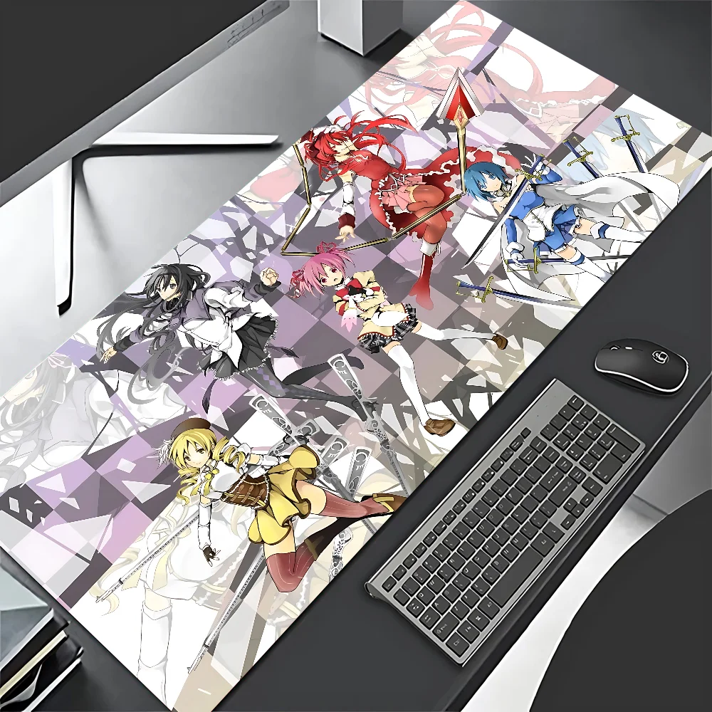 Puella Magi Madoka N-Magica Muismat Nieuwkomers Grote Gaming Muismat L XL XXL Gamer Muismat Maat Voor toetsenborden Mat