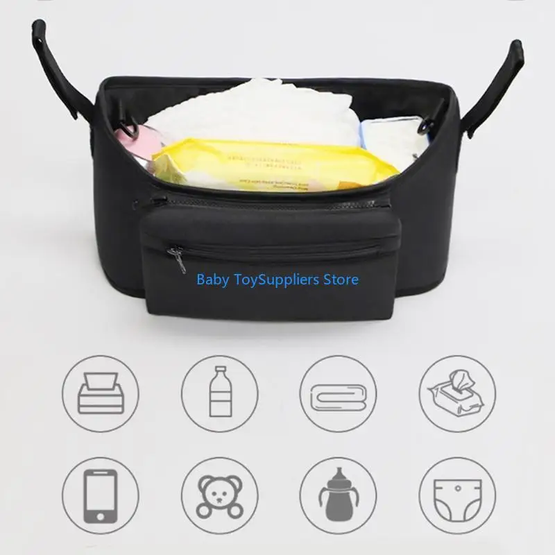 

R1WF Baby Stroller Bag Storage Multifunctional Universal Organiser Case