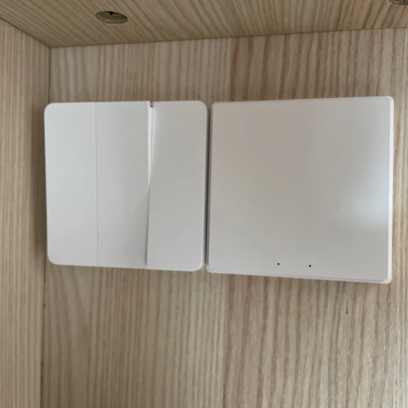 

Настенный переключатель Aqara D1 Zigbee Smart Wireless Key Light Кнопка Wi-Fi Пульт дистанционного управления Кнопка переключателя Aqara работает с приложением Mijia HomeKit