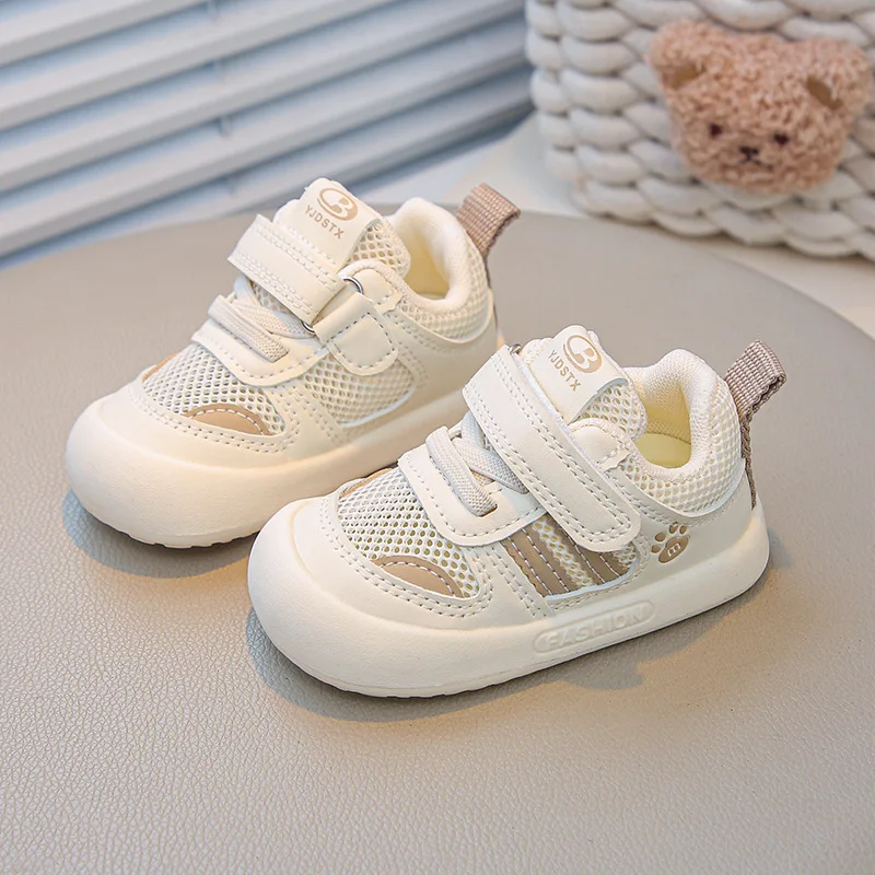 

Spring Autumn New Style Breathable Soft Bottom Mesh Children's Shoes Boys Girls Walking Shoes Anti-slip Toddler Footwear