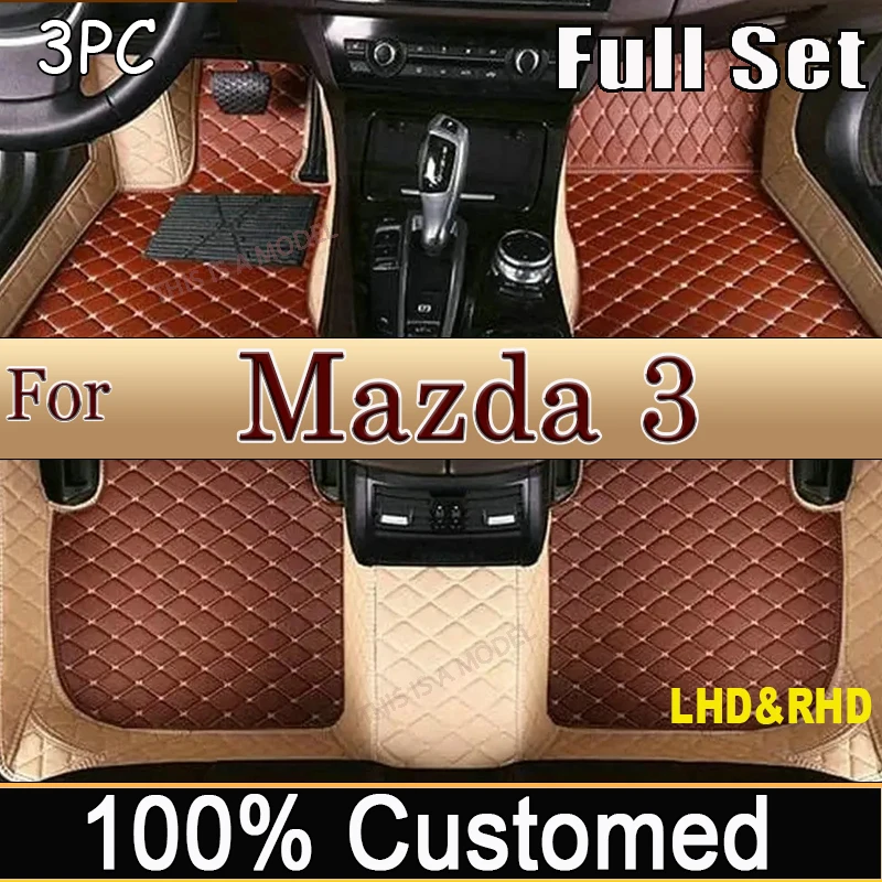 

For Mazda 3 2019 2018 2017 2016 2015 2014 Axela Car Floor Mats Carpets Covers Auto Waterproof Foot Pads Interior Accessories