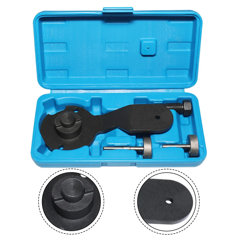 

Набор для фиксации распределительного вала из пластика и металла, стальная конструкция, точная механическая обработка, устойчивое к ржавчине покрытие, портативный кейс для хранения