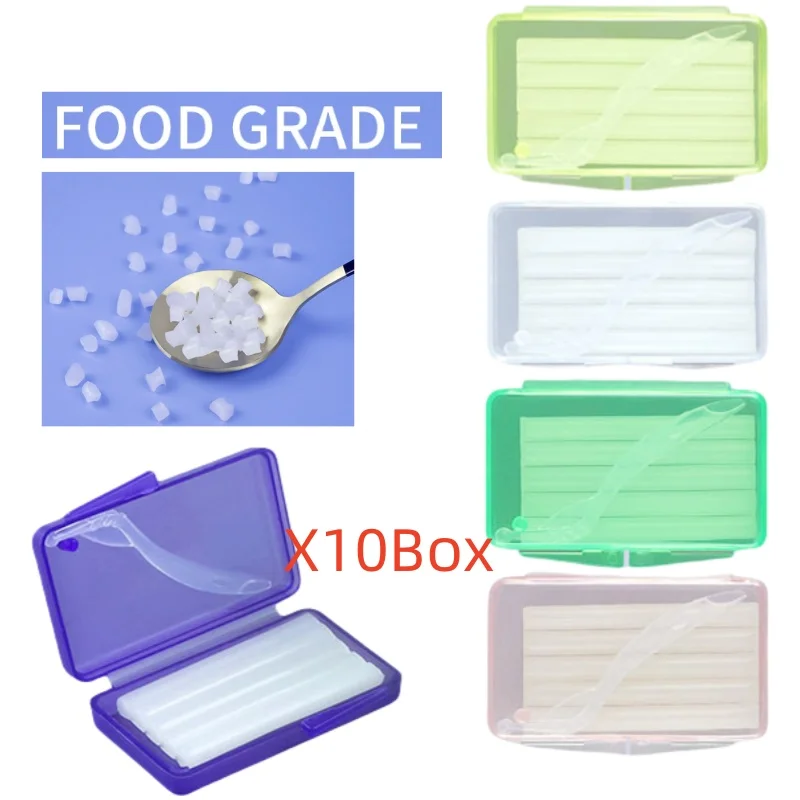 

10 Packs Dental Orthodontics Ortho Wax Mint Mix Scent For Braces Bracket Gum IrritationTeeth Whitening Oral Hygiene Tool
