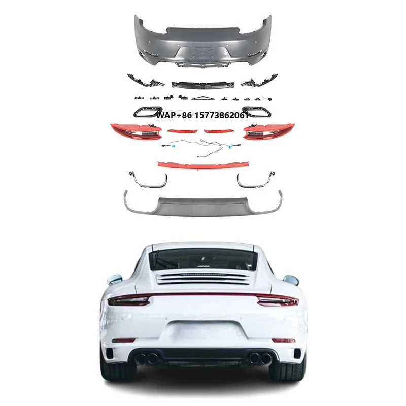 

2012-2019 911 991 Car Body Kit with Rear Bumper Upgrade and New Condition Includes Fog Light Cut-Outs