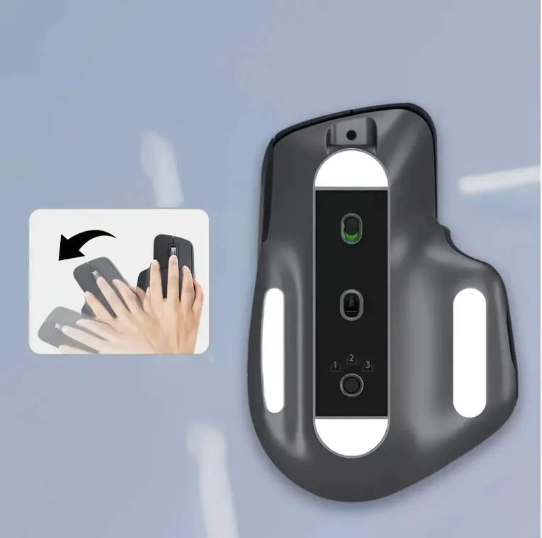 1 Set TPU Anti-Rutsch-Mauspad für Logitech MX Master 3/3S & 2/2S, kabellose Maus-Fußgriffpads, sicherer Griffoptimierer – Detail 3