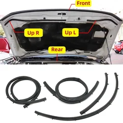 4PC/Set Car Front Hood Rubber Bonnet Seal Strip For Mitsubishi Pajero Montero Shogun V8 V93 V97 V98 V95 2007-2020