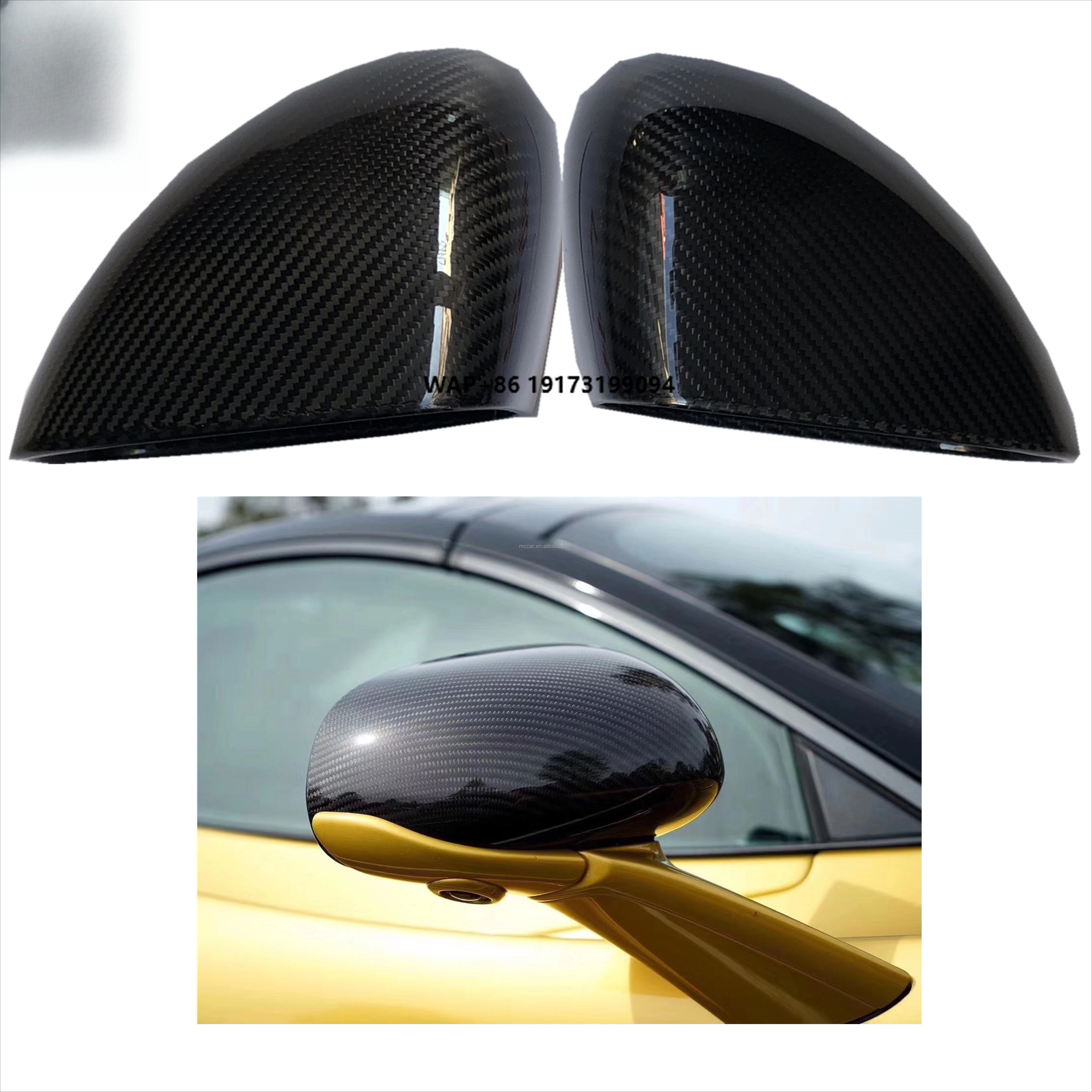

Carbon Fiberhigh Quality Dry Carbon Mirror Cover Automotive Side Mirror Cover For 540c 570s 600lt Mirror Cover