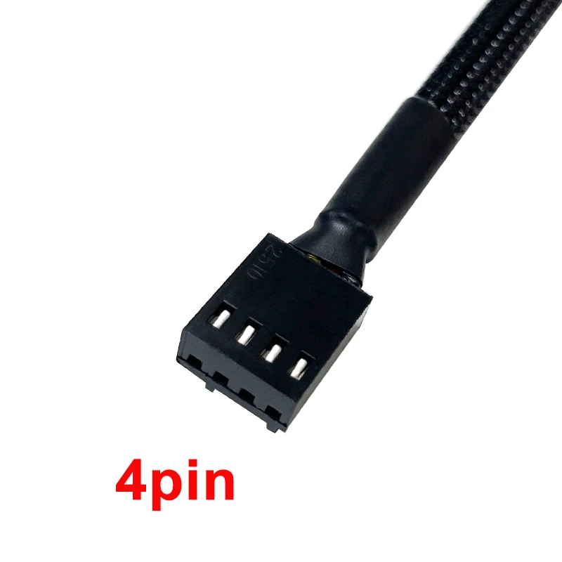 5pcs/lot 4 Pin PWM Connector Case Fan Extension Power Cable 26cm For Compure Mainboard CPU Cooling System Case Fan Adapter - Image 4