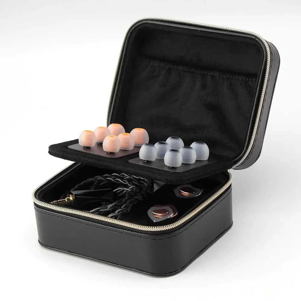 FAAEAL Tulip Auricolare 10MM Driver dinamico a doppia cavità Cuffie HIFI IEM con design a forma di petalo Monitor in-ear staccabile a 2 pin