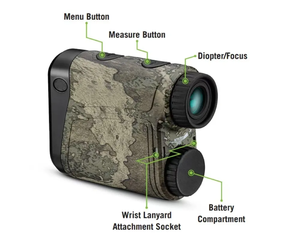Golf And Hunting Laser Rangefinder With LCD Display Mini Rangefinder Portable Outdoor Industrial Rangefinder Best Selling