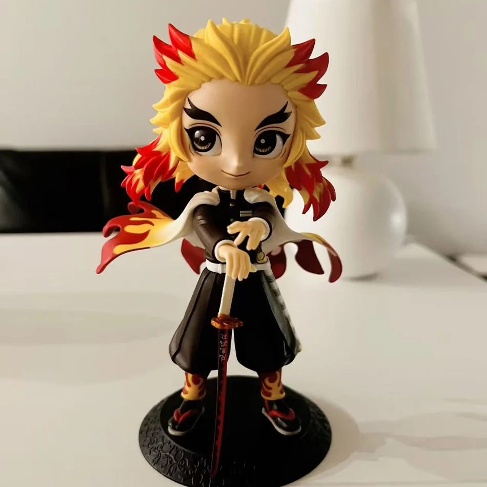 

Набор мини-фигурок Demon Slayer Kimetsu No Yaiba, 8 штук, Q Posket, ПВХ-куклы для декора рабочего стола, коллекционные аниме-фигурки