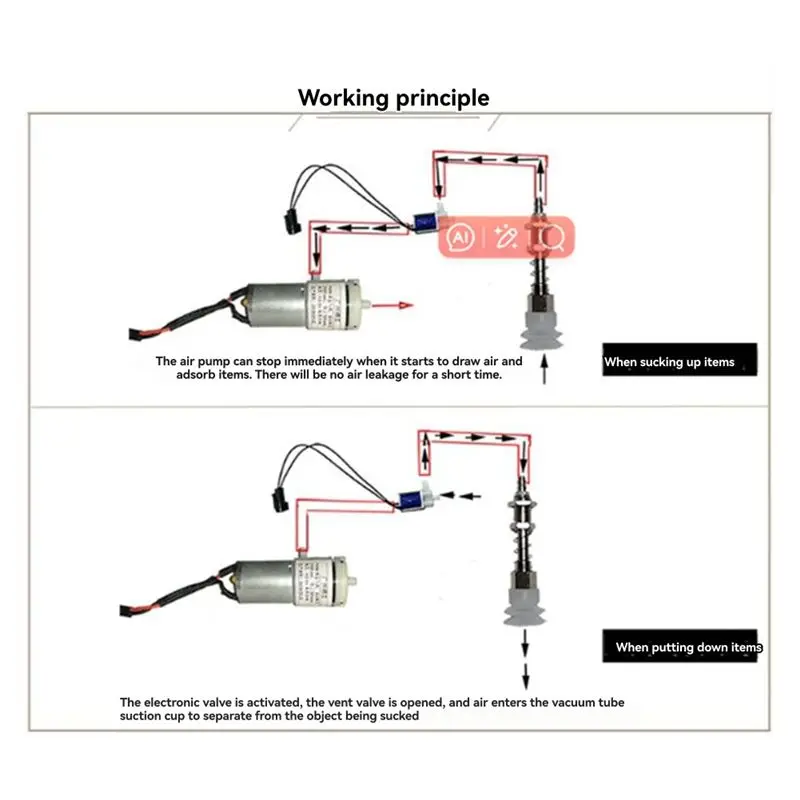 A71Z Load Robot Arm Suction Cup With Suction Cup PWM Control Pump For Arduino Load Robot Arm Kit For UNO Programmable Robot