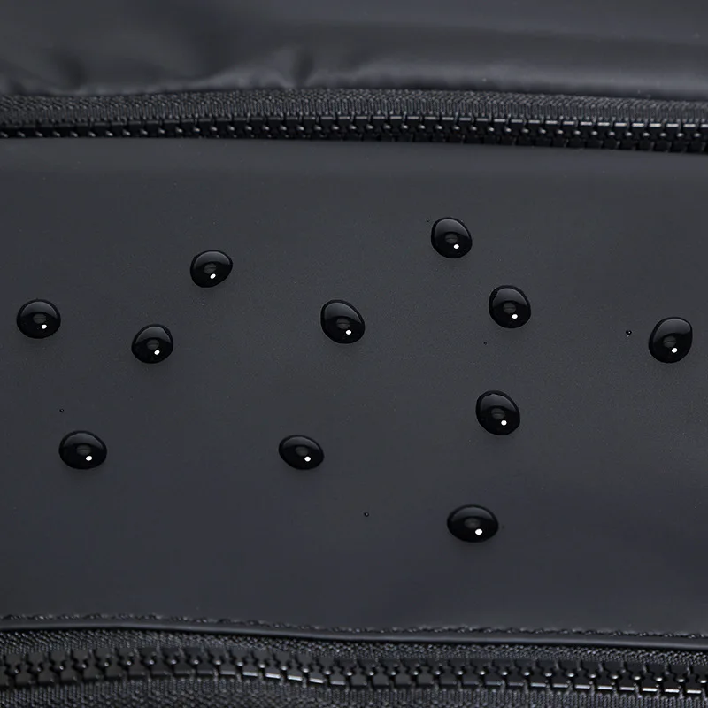 حقيبة كمبيوتر محمول بلون عادي كاجوال بسيطة متعددة الطبقات جيب حقيبة ظهر ذات سعة كبيرة 15.6 بوصة حقائب كتف مزدوجة للكمبيوتر المحمول #3