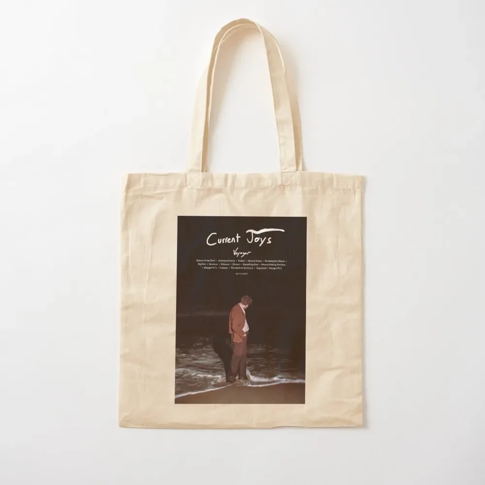 

Current Joys - Voyager (2021) Music Album Cover Poster Tote Bag bags luxury women shopping bag logo Tote Bag