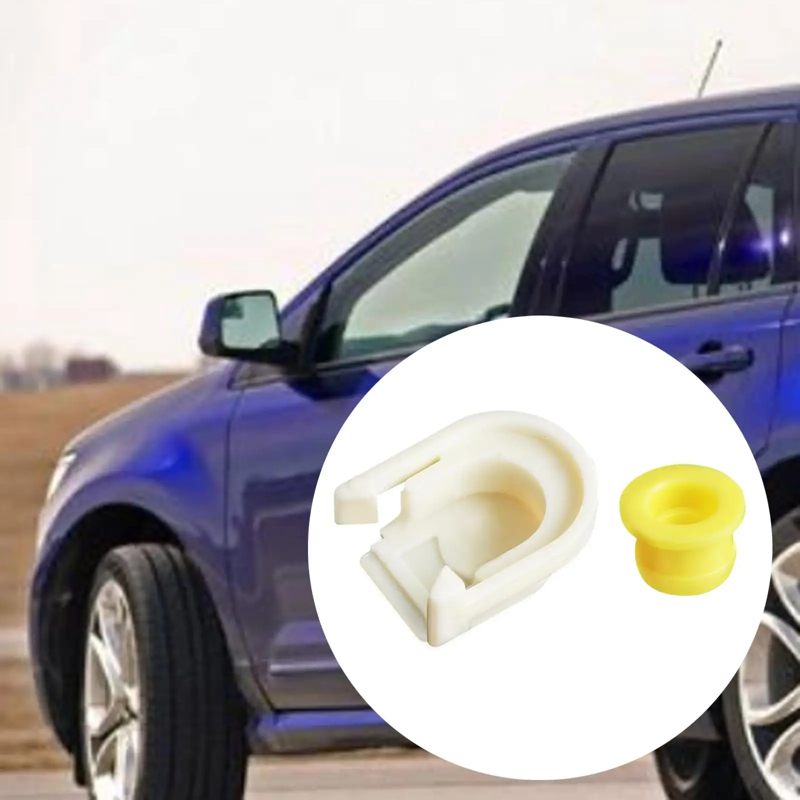 

2 Pieces Transmission Shifter Bushing Set Kv6Z7K340A Professional Shift Linkage Bushing for Ford Edge C- Transit Connect