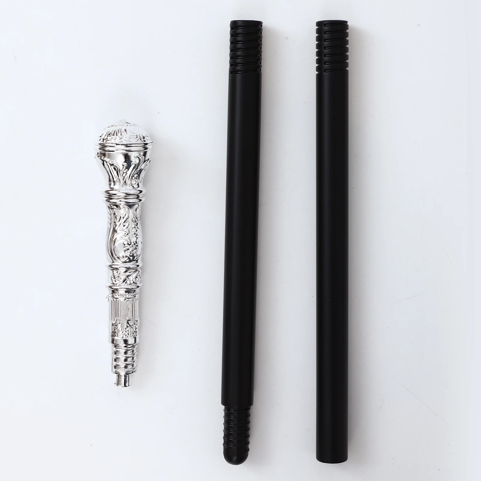 Conjunto de 3 peças para festivais e festas, com chapéu de palhaço, gravata borboleta e varinha destacável para performance de palco.