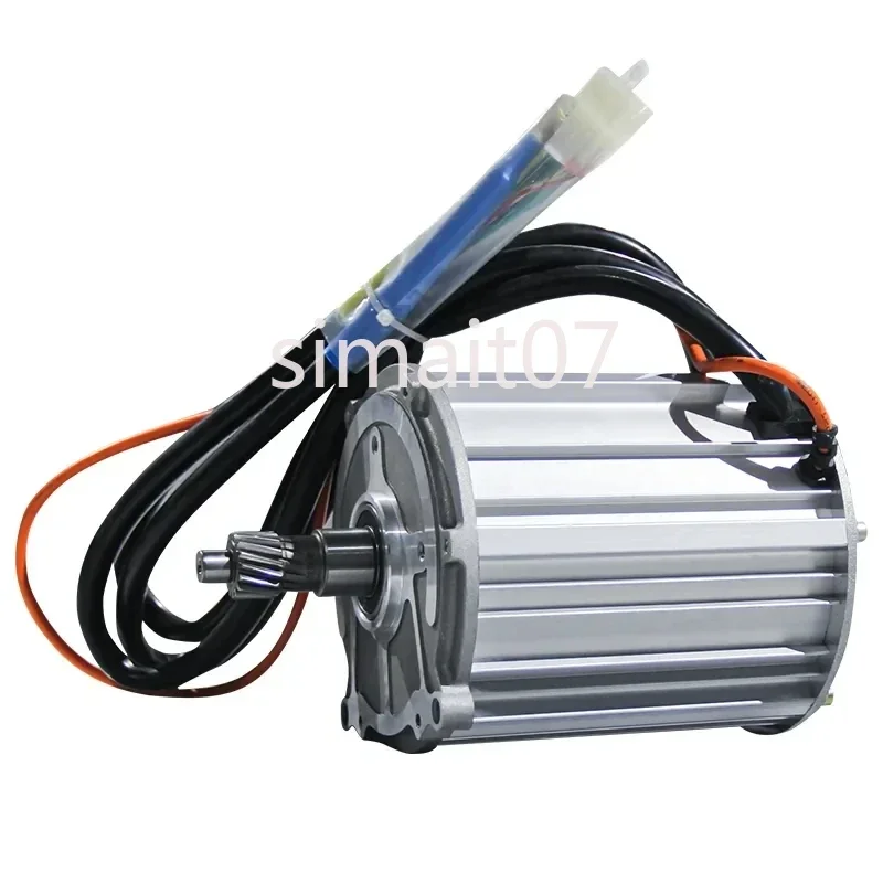 

48V60V72V 1500W1800W2500W 4000rpm sine wave brushless motor controller set,16T,waterproof bldc engine for Tricycle assist,AVT