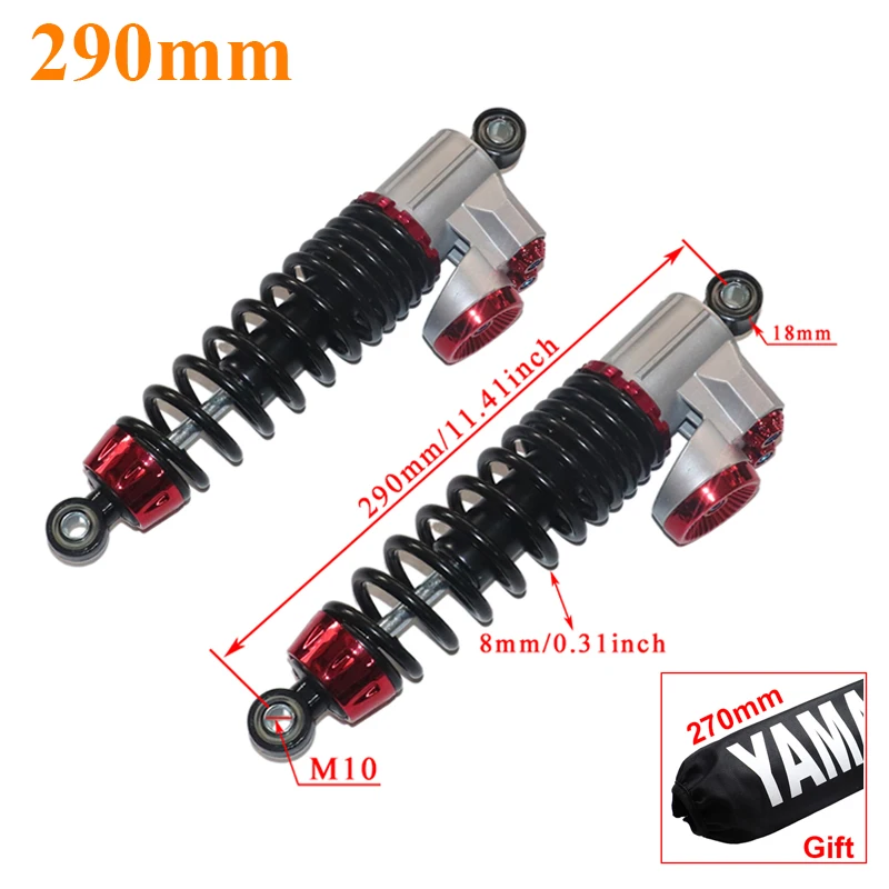 290mm Damper Electric Scooter Shock Hydraulic Absorber For Folding Chinese Halei Electric Citycoco Scooter Parts