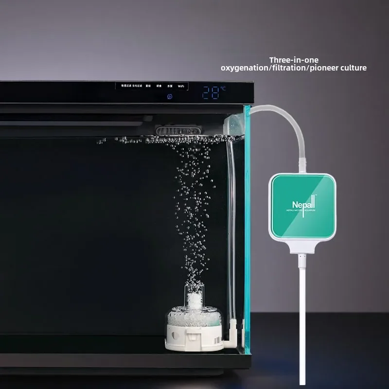 For Xiaomi Mijia fish tank oxygen pump oxygenator small mute oxygenation pump aquarium oxygenator oversized air volume