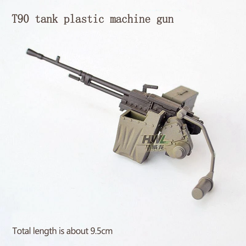 Henglong 1/16 Model Tank 99a Sherman M1a2 Challenger T90 Simulated Plastic Metal Decorated Machine Gun