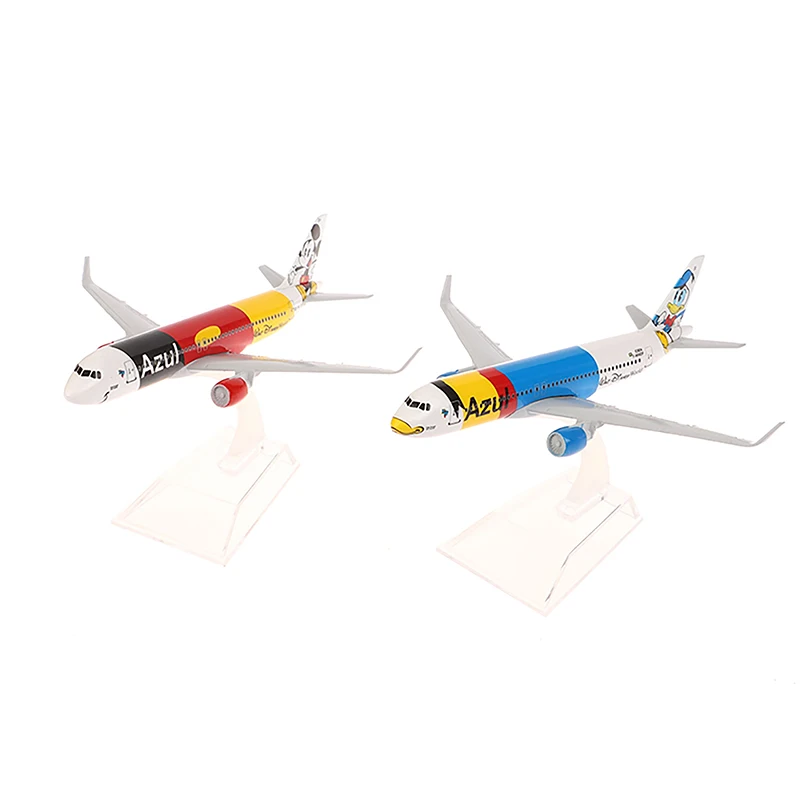 Diecast Metal Model Plane Toy A320 Azul Brazilian Airlines Air Miniature Replica Alloy Aircraft Model