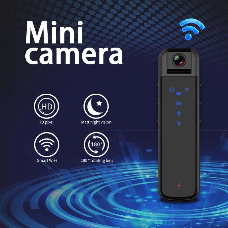 CS05 1080P high-definition night vision mini WiFi hotspot camera mini sports camera mini outdoor camera law enforcement recorder