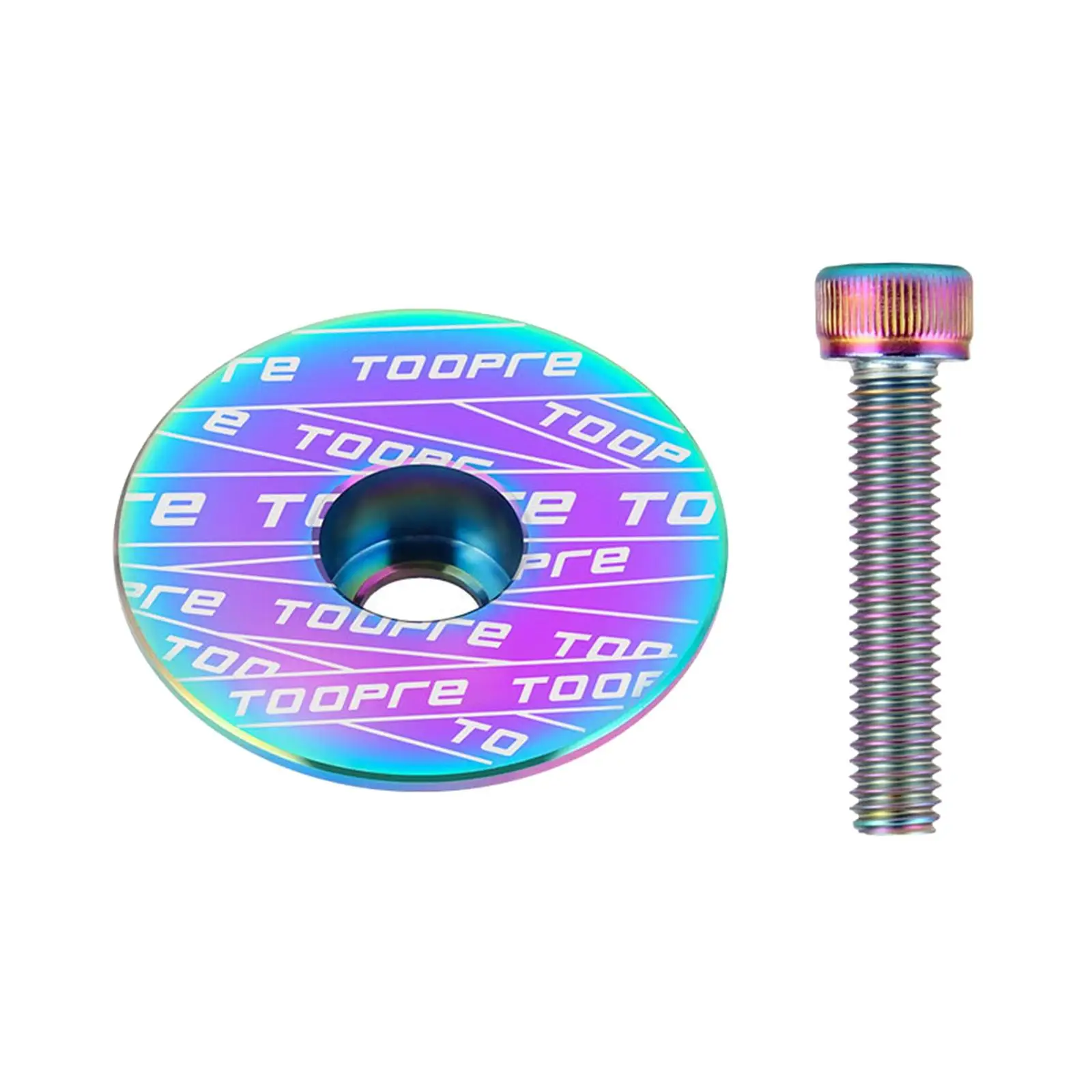 4x Portable Bicycle Headset Top Caps 1 1/8" Fork Cover Aluminum Alloy Bicycle Stem Cover for Road Mountain Bike Cycling