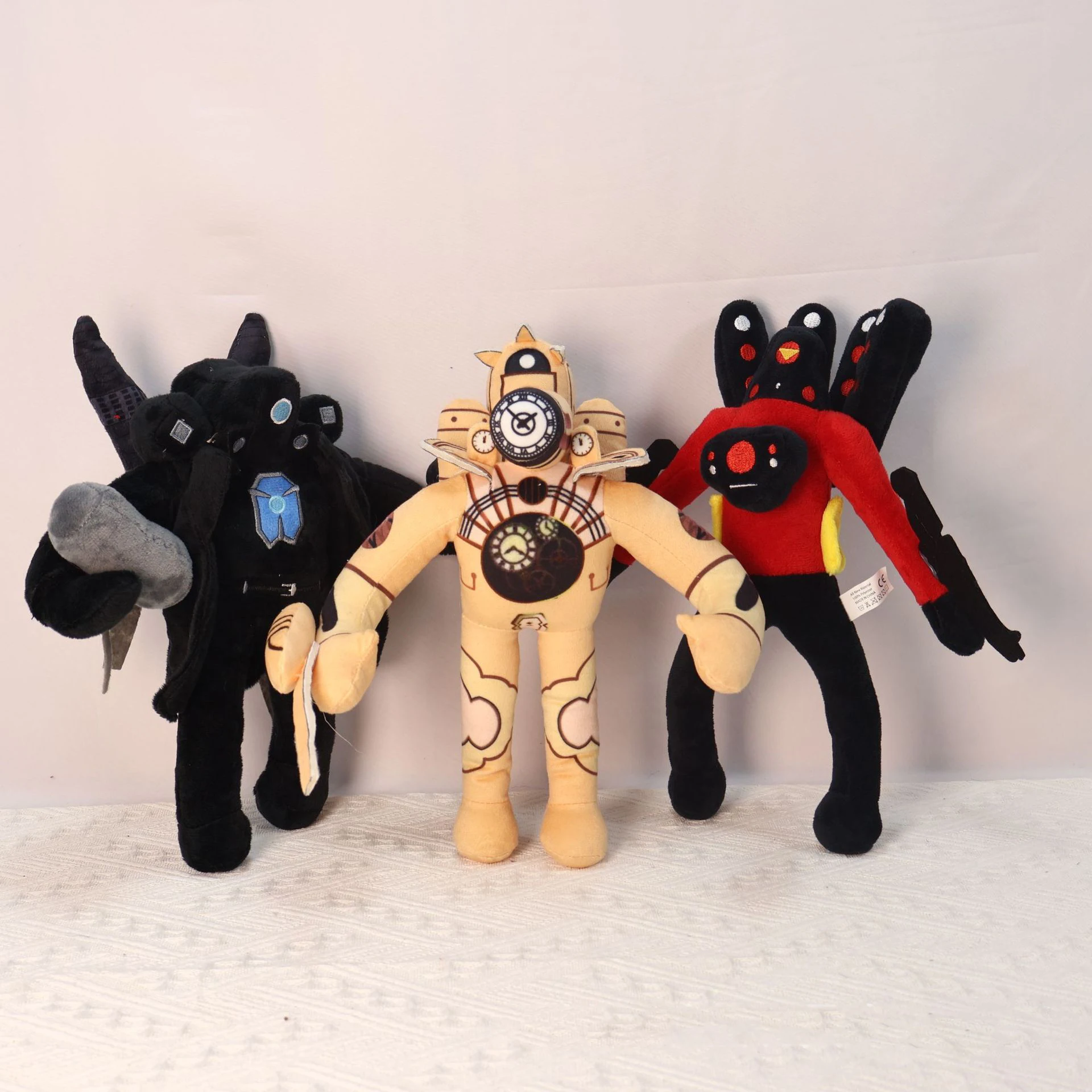 Skibidi-peluches de Titan TV Man para Fans y amigos, peluches de los jefes del inodoro, bellamente rellenos, muñecos de animales, regalo de Navidad