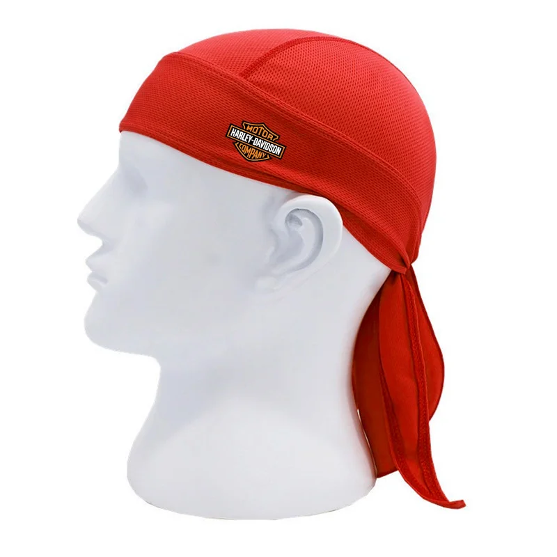 For Harley Davidson Electra Quick Dry Headband Scarf Summer Men Running Riding Bandana Headscarf Hiking Running Balaclava Hat