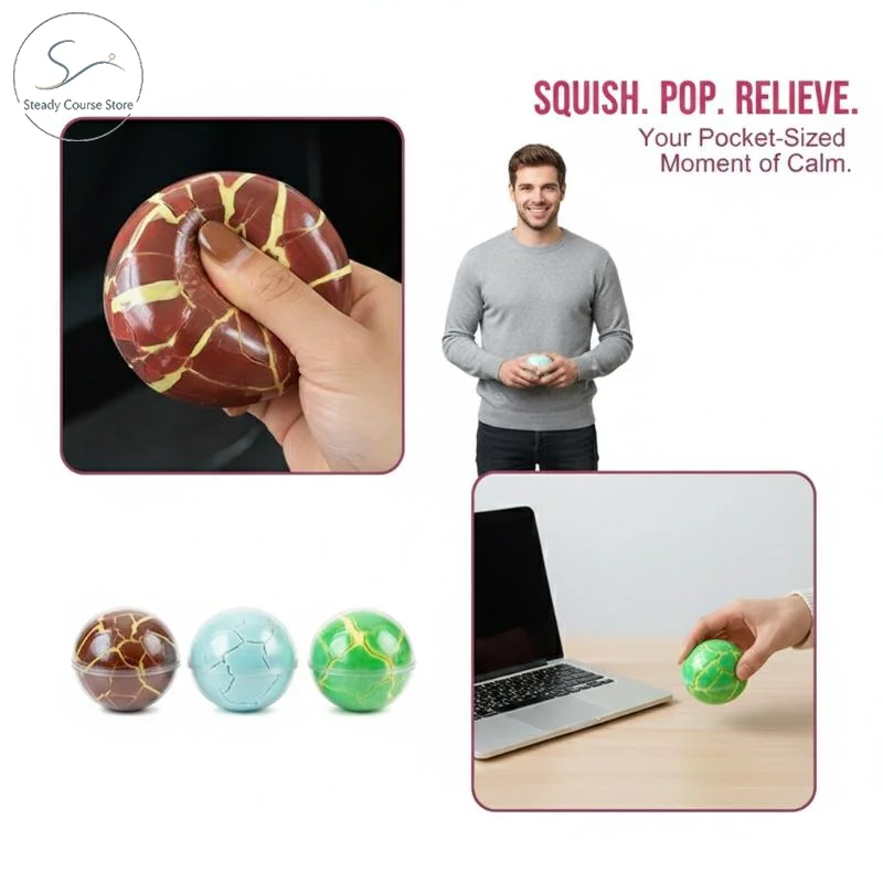 Durable Wax Coated Crunchy Sensory Toys Crispy Crackling Sound for Adult Kids Daily Anxiety Stress Relief
