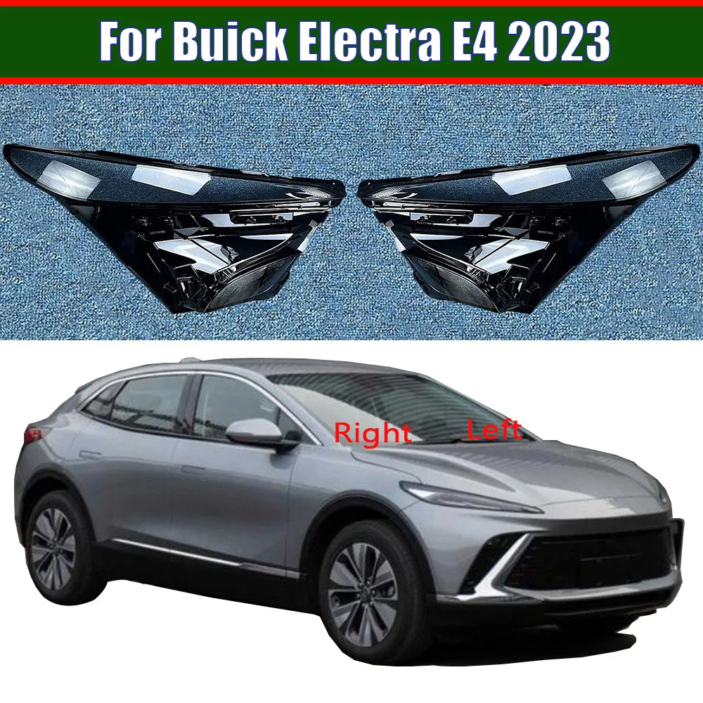 

For Buick Electra E4 2023 Front Headlamp Lamp Cover Headlight Shell Transparent Lens Replace The Original Lampshade Plexiglass