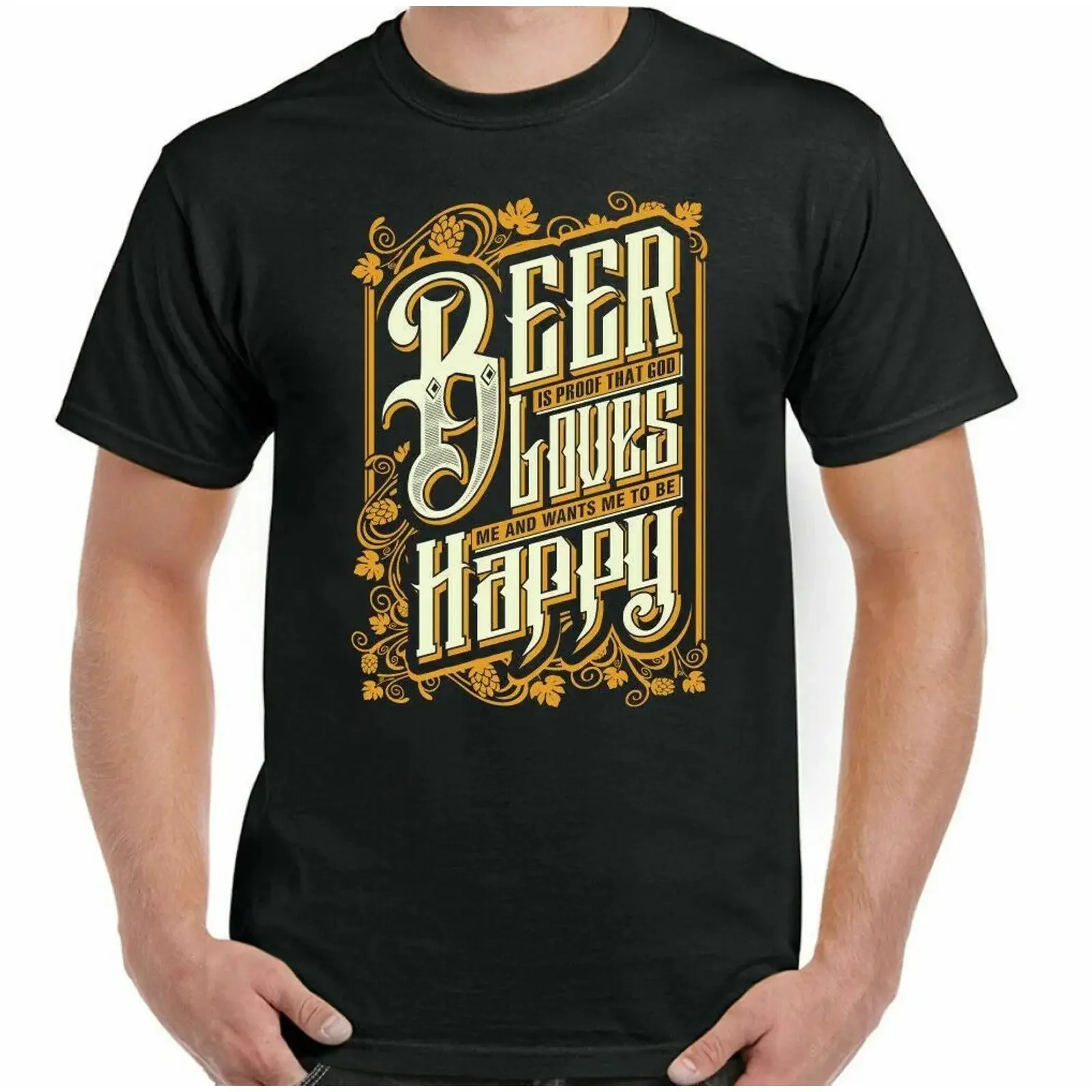 Beer T Shirt Funny Larger Alcohol God Men Atheist Party Birthday 40th 50th 30th vintage Washed graphic designer clothes Soft