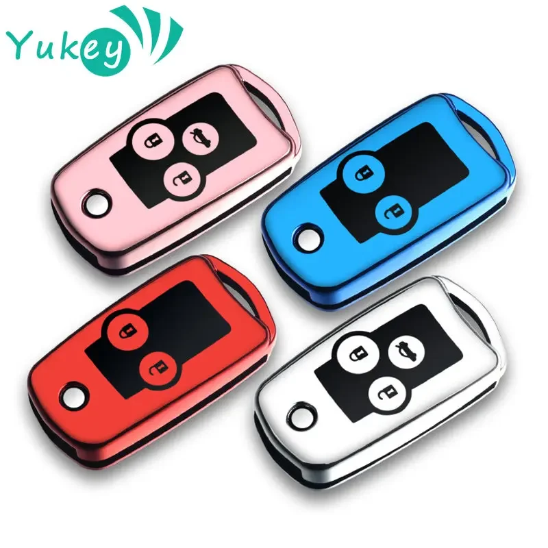 2 3 Buttons TPU Car Key Case Cover Shell Keychain For Honda CRV HRV Jazz Odyssey Civic Fit Accord  For Acura TL TSX ZDX RSX CRZ