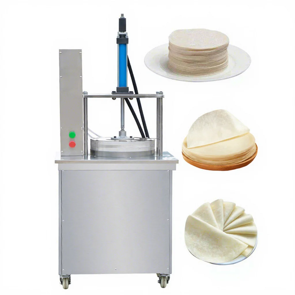 Vollautomatische indische Fladenbrot- und Mais-Tortilla-Maschine, Teigpresse, Peking-Enten-Pfannkuchenpresse
