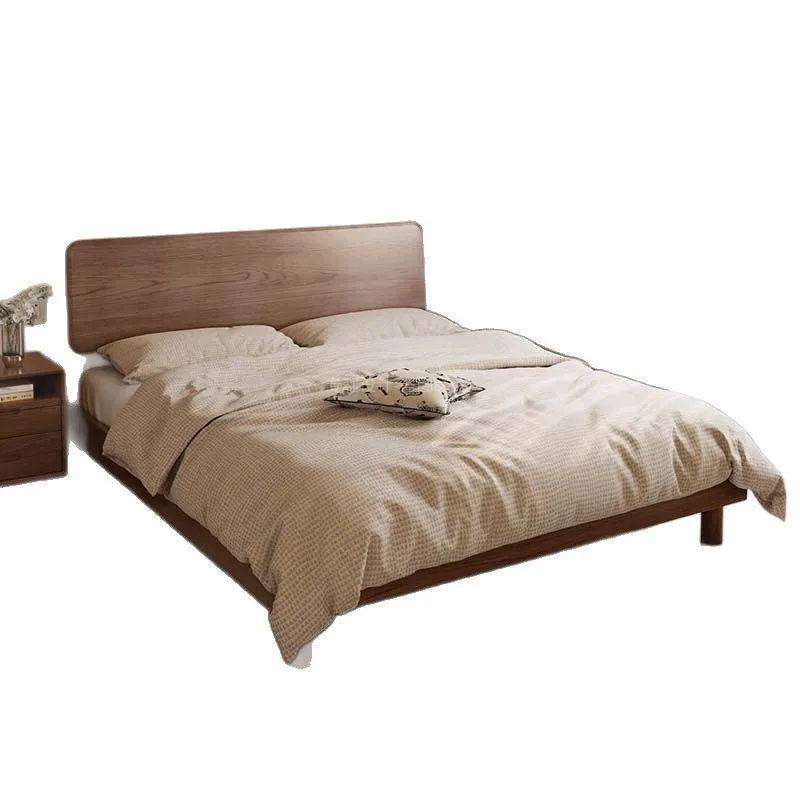 

Double bed 1.8 meters master bedroom large bed Nordic simple bedroom household 1.5 small apartment