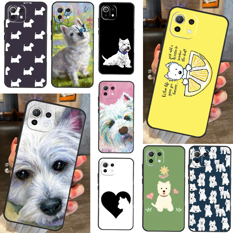 West Highland Terrier Westie Case For POCO F5 X5 Pro X3 Pro M5 F3 F4 X4 GT Cover For Xiaomi 13 Pro 12T 11T 11 12 Lite