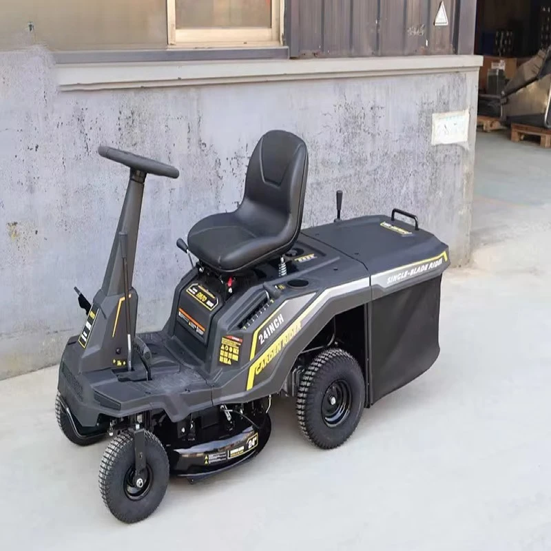 CE Certified Powerful 7.5-HP  Lawn Mower with Height Adjustment Manual Adjust 4-stroke Engine Grass Box Electric Source